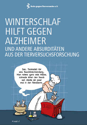Broschüre "Absurditäten aus deutschen Tierversuchslaboren"